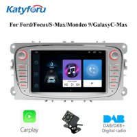 2 Din Android 12 Car Radio Multimedia Player Stereo GPS Navigation For Ford Focus 2 Ford Fusion Mondeo C-Max Fiesta Autoradio