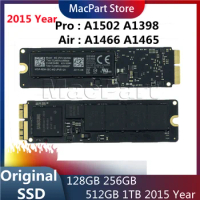 Original For Macbook Pro Retina A1502 A1398 SSD Macbook Air A1465 A1466 SSD 2015 Year Solid State Disk 128GB 256G 512G 1TB SSD