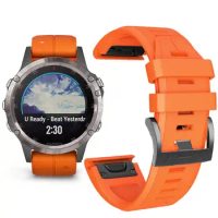 YOOSIDE Fenix 6X Wristband 26mm Quick Fit Silicone Sport Waterproof Watch Band Strap for Garmin Fenix 5X5X Plus/Fenix 3 HR