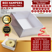 Box Pudding/Dus Spiku/Box Kue/Dus Kue Doublewall 20x20x10