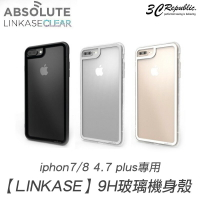 LINKASECLEAR iPhone X iPhone 7 8 Plus 9H 玻璃 背蓋 手機殼 玻璃殼【APP下單最高22%點數回饋】