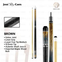 JOSS II CUE STICK BILLIARD STICK PLAY GRIP LINEN 12.5MM JOSS 2 STIK BILIAR BILLIAR BILIARD BILYAR Br