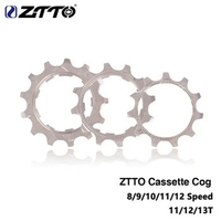 ZTTO MTB Road Bike Cassette Cog 8/9/10/11/12 Speed 11/12/13T Gear Bicycle Freewheel Sprocket Accessories 8v 9v 10v 11v 12v k7