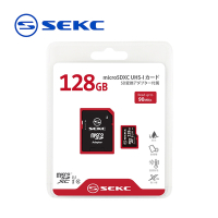 SEKC  MicroSD+Adapter UHS-I  128G 記憶卡 SMU1128 附轉卡
