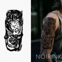 NOIRINK | Half Sleeve Tattoo Temporary Aesthetic Minimal Tahan Air 7-14 Hari | Fake Tattoo Real Look