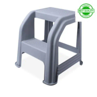 Bangku Pijak Plastik/Bangku Tangga Step Stool 45cm - Abu (Best Quality)