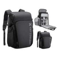 K&amp;F CONCEPT 25L Camera Backpack Photography Bag Side Open for 15.6-inch Laptop/Canon/Nikon/Sony/Digital SLR Camera/Lens/Tripod