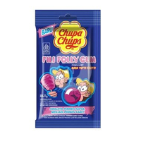 Permen Karet / Chewy Gum Candy Chupa Chups Big Babol Tuti Fruity, Strawberry, Asteroids, Play Tennis