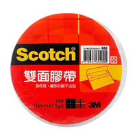 3M 668 雙面膠帶 18mm