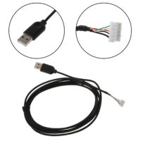 USB Mouse Cable Cord PVC Mice Line Replacement Wire for logitech G102 G PRO Wired Mice Replacement Part Repair Accessory