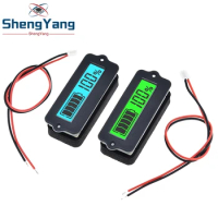 12V LY6W Lead Acid LiPo Battery Capacity Indicator LCD Display Battery Capacity Meter Power Detect Digital IC Tester Voltmeter