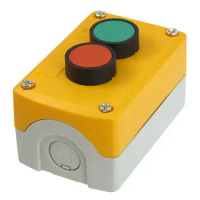 NC Red NO Green Flat Momentary Push Button Switch Station Box SPST 240V 3A