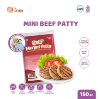 New D'MAMAM Mini Beef Patty 150gr Homemade MPASI Daging Burger Tanpa MSG Tanpa Pengawet