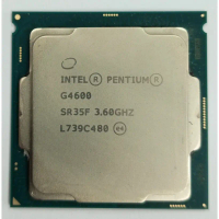 Intel Pentium G4600, 3.6GHz, 2Cores และ 4เธรด, ซ็อกเก็ต 1151V1, Gen7
