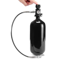 1.6L round bottomed tank High Pressure Carbon Fiber Cylinder HPA Air Bottle Mini Scuba Diving Tank for Firefighting Diving