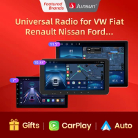 Junsun X7 Pro Universal CarPlay Android Auto Radio For VW Volkswagen Fiat Renault Nissan Hyundai Car Multimedia autoradio