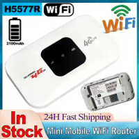4G LTE Router Pocket 150Mbps Wireless WiFi Repeater with SIM Card Slot Portable Modem 2100mAh Plug&amp;Play Mini Mobile Hotspot