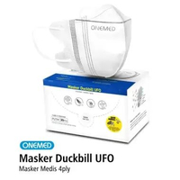 OneMed Masker Duckbill UFO - Masker Medis 4ply