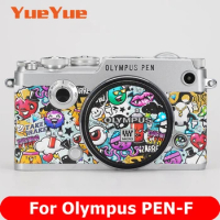 PEN-F Decal Skin Vinyl Wrap Film Camera Body Protective Sticker Protector Coat For Olympus PENF PEN F