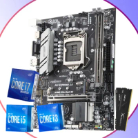 H410 B460 LGA 1200 Motherboard Intel Core i7 10700 i5 10400F CPU i3 RAM 16G DDR4 HUANANZHI A600 CPU Cooler with Thermal Grease