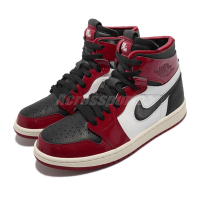 Nike 休閒鞋 W Air Jordan 1代 男女鞋 芝加哥 CMFT 黑 紅 CT0979610