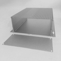 鋁合金儀表外殼電源盒鋁殼型材機殼分體機箱外殼diy工控盒190x71