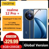 realme 12 Pro Plus Smartphone Snapdragon® 7s Gen 2 5G Chipset 6.7" 120Hz OLED Curved Vision Display Sony IMX890 OIS Camera Phone