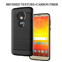 Brushed Texture Case For Motorola MOTO G9 G50 G60 G7 Play Plus G6 E7i G8 Power Lite E7 G 5G 2021 Carbon Fiber Back Cover Case