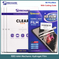 Mechanic AAA Clear Hydrogel Sheets for Cutting Machine HD Hydraulic Films Curved Screen Protectors for Samsung Mobile Phones