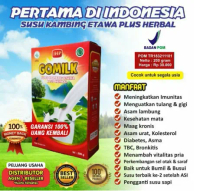 Paket 10 box Gomilk Susu Kambing Etawa Plus Herbal  atasi nyeri sendi untuk