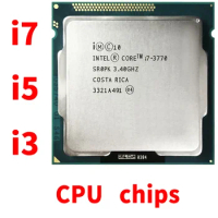Intel Core i7 3770 3.4GHz 8M 5.0GT/s LGA 1155 i5 - 2300 2500 K 3570 4430 4590 34. 70 i3 4130 SR0PK CPU Desktop Processor IC chip