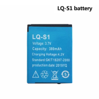 GTF 2-10pcs LQ-S1 Smart Watch Battery 3.7V 380mAh Rechargeable Lithium Battery for Smart Watch DZ09 W8 A1 T8 X6 QW09 HLX-S1 Cell