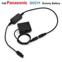DMW-DCC11 BLE9E Dummy Battery DJI Ronin-S To Supply Power Adapter Cable For Panasonic Lumix DMC GF3 GF5 GF6 GX5 GX7 GX85 CGK