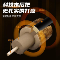 美洲豹盤古旗艦臺球桿314黑8球桿小頭中式八球黑美式九球大頭中頭-創美