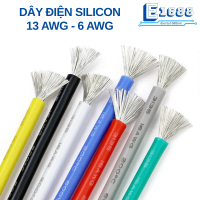 Dây điện silicon mềm dẻo chống cháy công suất lớn 6AWG - 13AWG
