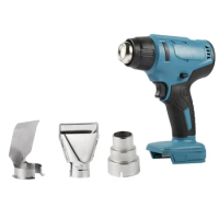 550W Cordless Electric Heat Gun For Makita 18V battery Plastic Heat Shrinkable Film Welding Hot Air Gun (without battery)