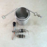 Build Your kegerator Beer Jockey Box coil cooler, tap with comensator set