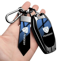 ปลอกกุญแจรีโมทรถยนต์อัจฉริยะโลหะผสมสังกะสี สำหรับ Peugeot 2008 3008 4008 5008 308 408 508 อุปกรณ์เสร