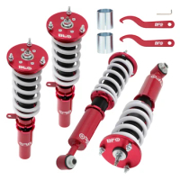BFO Racing 24-Step Adjustable Coilover Shocks For BMW E60 5-Series RWD 2004-2010 Coilover Shocks Springs Shock Absorbers