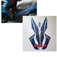 Stiker Striping Lis Body Motor Suzuki Hayate 125 2012