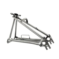 Foldable Bicycle Accessory, Titanium Rear Triangle, C Brake for Folding Bike, 16"