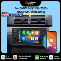 Hualingan Autoradio for BMW E46 Android wireless CarPlay E46 car head unit for BMW E46 7 "touch screen stereo upgrade Car DVD