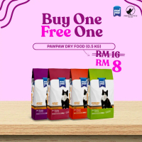 [BUY 1 FREE 1] PAWPAW DRY FOOD 500g by PAWSLIFESTYLE SDN. BHD.