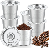 2 Pack Reusable K Cups Coffee Pods for Keurig 1.0: Stainless Steel Refillable K Cup - Reusable Coffe