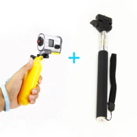 Floating Grip Extended Monopod For Sony FDR-X3000V X1000 HDR-AS300v AS200V AZ1 AS100V As50 As30v Action Cam Accessories Kits