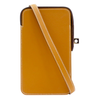 【二手名牌BRAND OFF】HERMES 愛馬仕 37 金棕 Epsom 牛皮 Hac Box 肩背包 手機包 W刻
