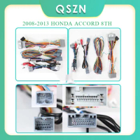 Car Cable Universal Power Cables Radio GPS HD-XB-01 Multimedia Player 2008-2013 HONDA ACCORD 8TH Stereo Wire Harness Kit