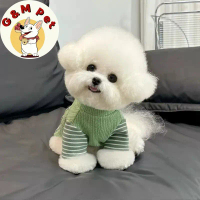 G&M Pet Áo Nỉ Thú Cưng Phong Cách Mới Mùa Thu Đông Họa Tiết Chữ D Giữ Ấm Thoải Mái Cho Bichon Teddy 
