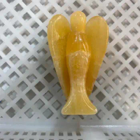 beautiful natura yellow maizel Crystal angel l Metaphysical Healing heart wholesale