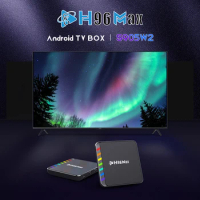 Max H96 Smart TV Box W2 Android 11 S905 4G/8G/16G/32G/64G/128G/256G Bluetooth 5.0 Network Set Top Box Media Player TV Box